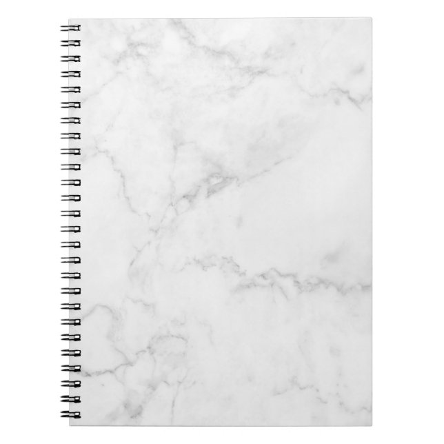  White Marble Notebook (Front)