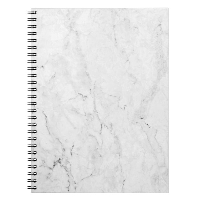  White Marble Notebook (Front)