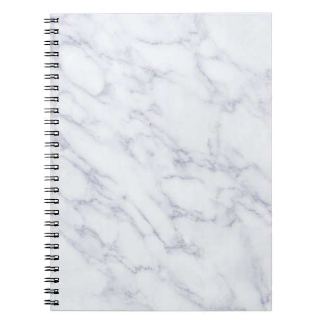  White Marble Notebook (Front)