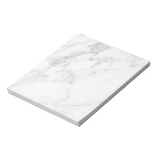 White Marble Notepad