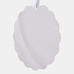 White Marble Ornament Card