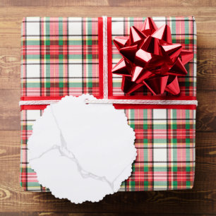 White Marble Ornament Card