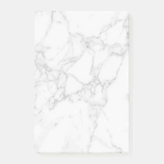 White Marble Post-it Notes (Front)