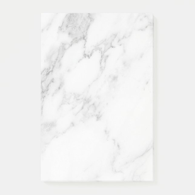 White Marble Post-it Notes (Front)
