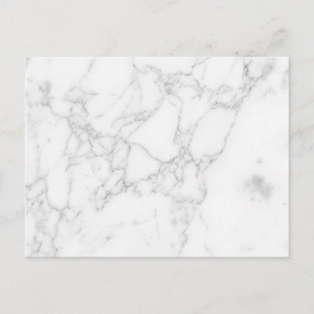White Marble Postcard (Front)