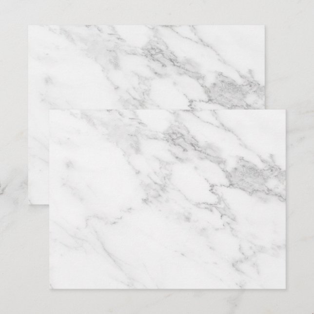  White marble  Postcard (Front/Back)