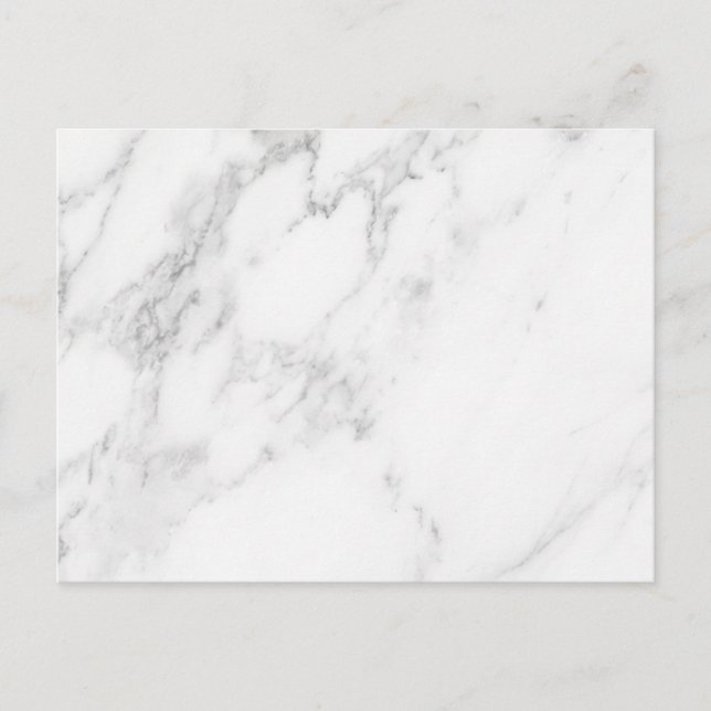 White Marble Postcard (Front)