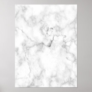 White marble poster