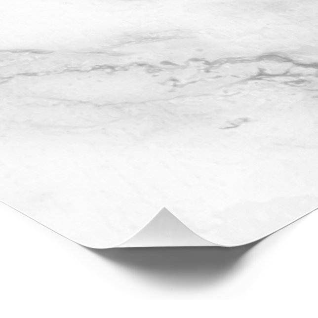 White Marble Poster (Corner)