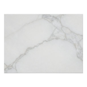 White Marble Poster