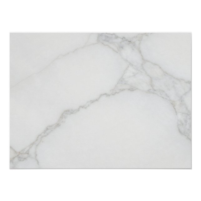 White Marble Poster (Front)