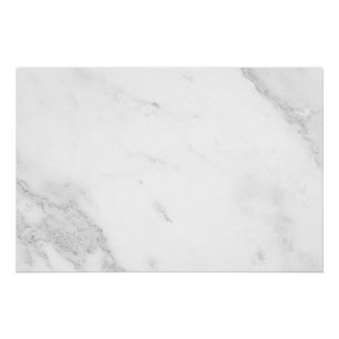 White Marble Poster