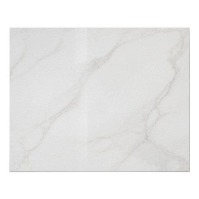 White Marble Poster (Front)