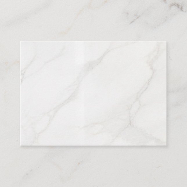 White Marble Referral Card (Front)