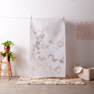 white,marble,rose gold, modern,chic,beautiful,eleg fabric