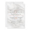 White Marble Rose Gold Modern Wedding Invitations