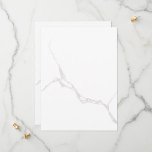 White Marble  Save The Date