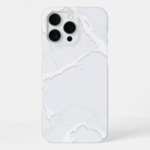 White Marble Scrap Elegant iPhone 16 Pro Max Case