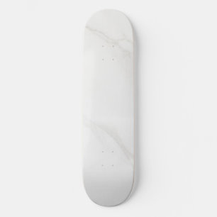 White Marble  Skateboard