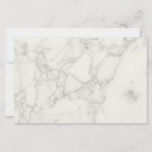 White Marble Stationery