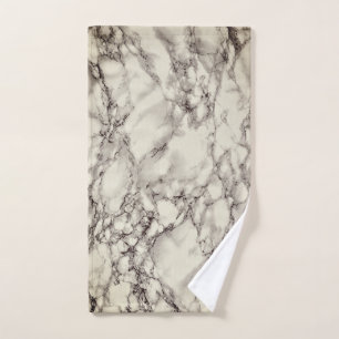 White Marble Stone Ivory Colour Bath Towels