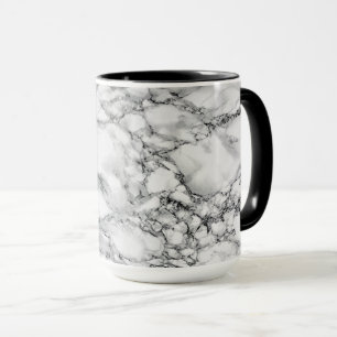 White Marble Stone Mug