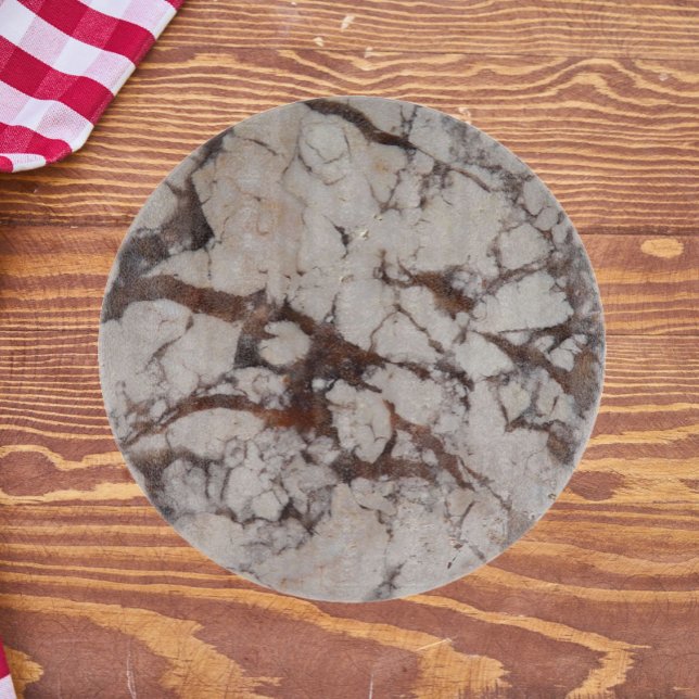 White Marble Stone Pattern Cutting Board (In Situ)