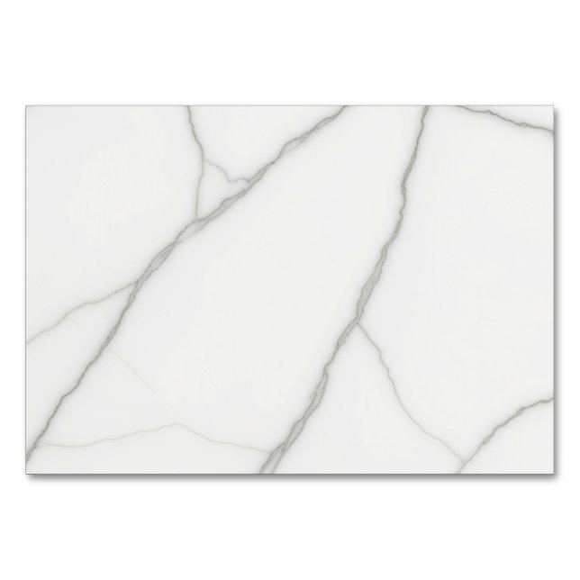 White Marble Table Number (Front)