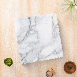 White Marble Texture Binder