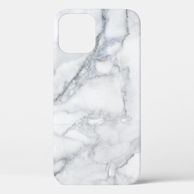 White Marble Texture Case-Mate iPhone Case (Back)