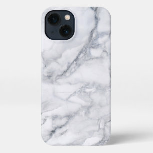 White Marble Texture iPhone 13 Case