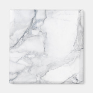 White marble texture magnet