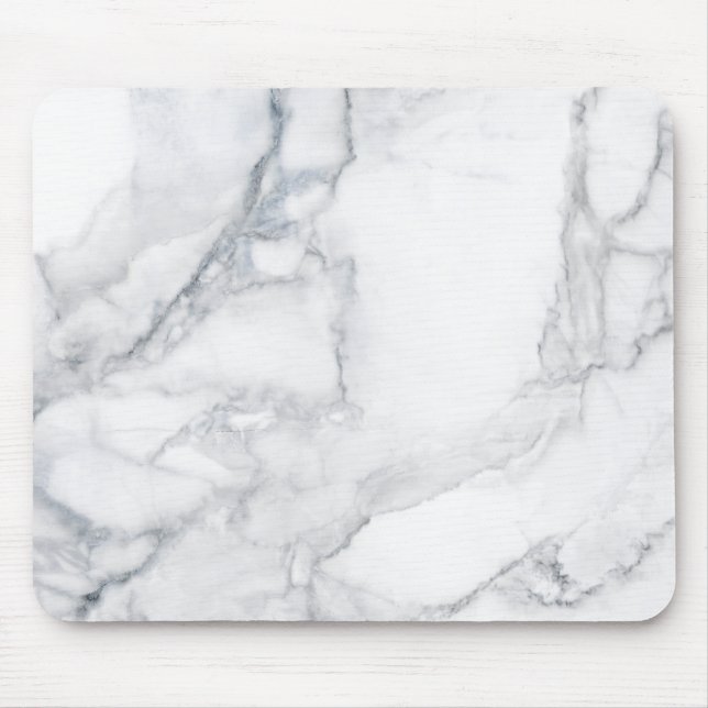White marble texture mouse pad (Front)