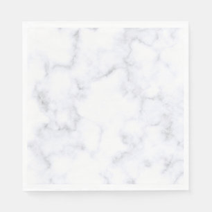 White Marble Texture Napkin