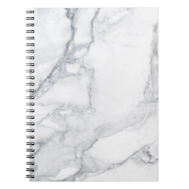 White marble texture notebook (Front)