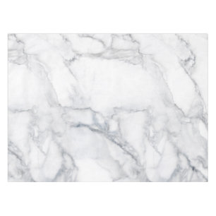 White marble texture tablecloth