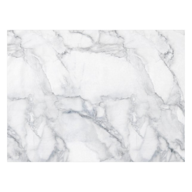 White marble texture tablecloth (Front (Horizontal))