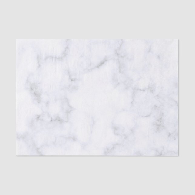 White Marble Texture Tissue Paper (Front)