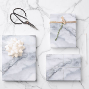 White Marble Texture Wrapping Paper Sheet