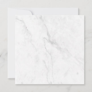 White Marble Thank You Card