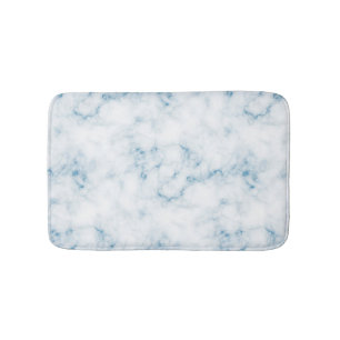 White Marble w Fine Blue Veins mat