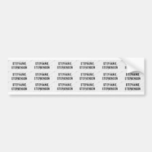 White Marble Waterproof School Name Labels