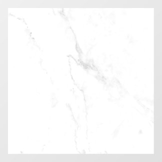 White Marble Window Cling