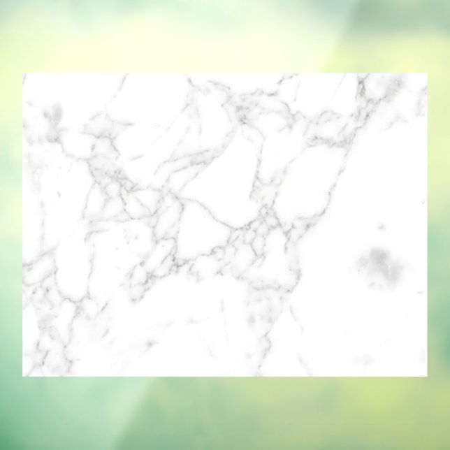 White Marble Window Cling (Sheet 3)