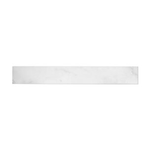 White Marble  Wrap Around Label