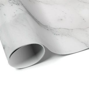 White Marble Wrapping Paper