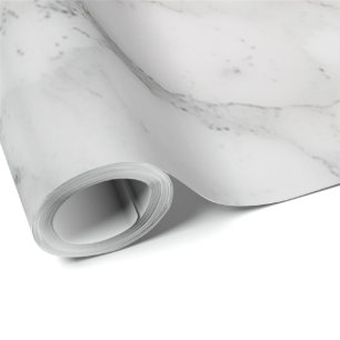 White Marble Wrapping Paper
