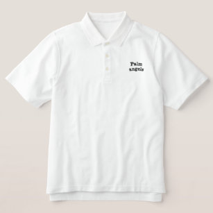 White men's polo t-shirt
