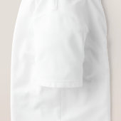 White men's polo t-shirt (Design Right)
