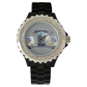 White Mercedes Benz 300 Luxury Car Watch